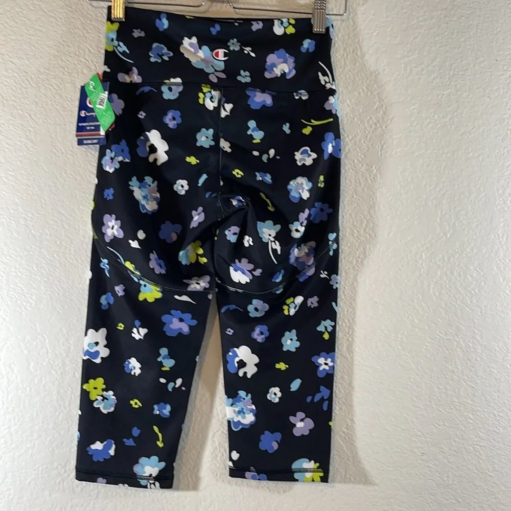 Champion Women's Sport Floral Print Knee Tight Size Small NEW - Picture 6 of 14